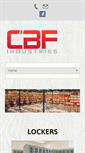 Mobile Screenshot of cbfindustries.com